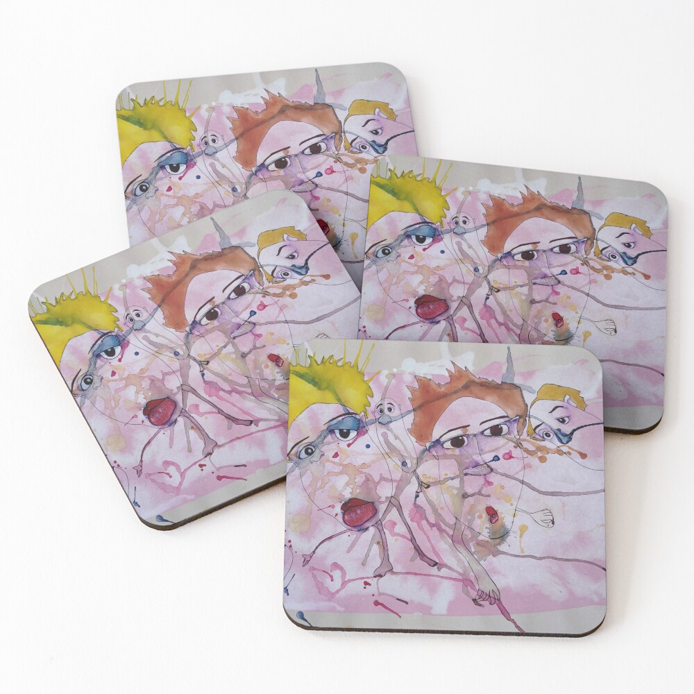 Item preview, Coasters (Set of 4) designed and sold by Rorschach68.