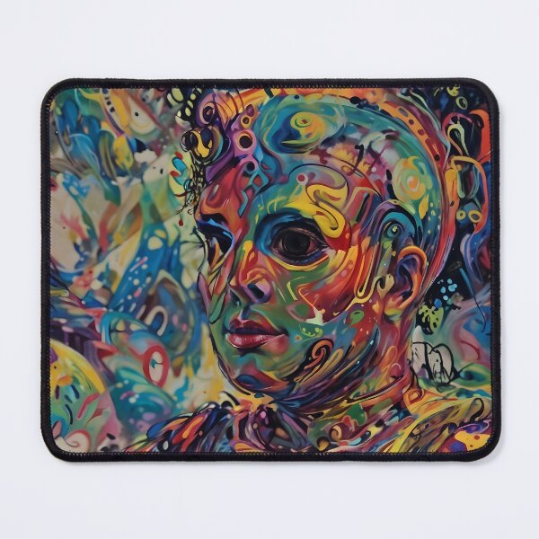 Item preview, Psychedelic Abstract Portrait designed and sold by Illuminatium.