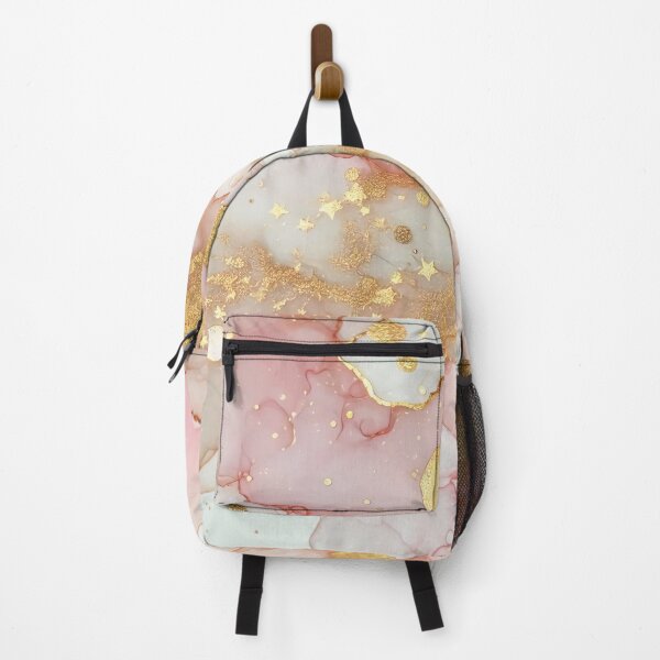Item preview, MW Pink Alcohol Ink and Gold Stars designed and sold by Mermaid's Whimsy.