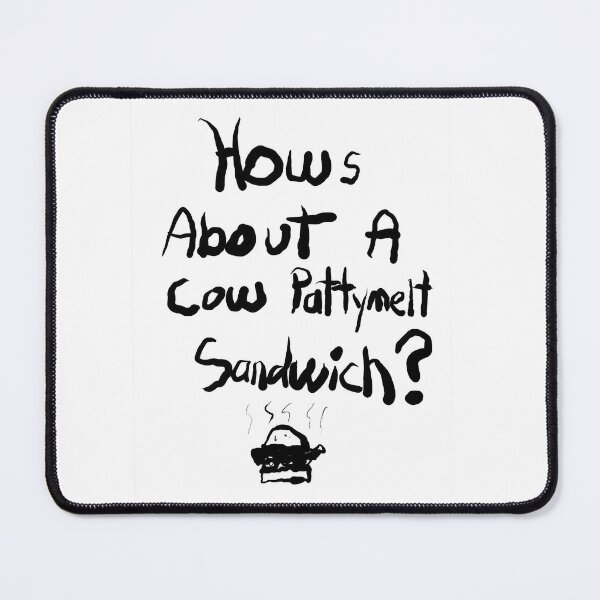 Item preview, Cow Pattymelt Sandwich Crappy Drawing designed and sold by Hall-O-Gram.
