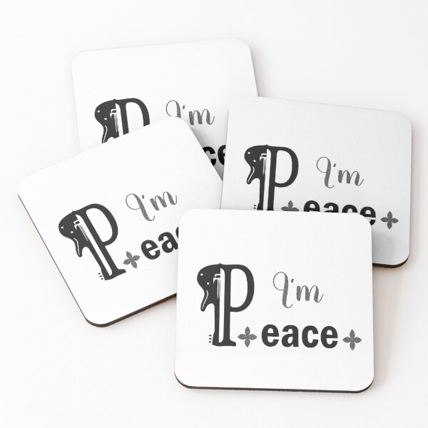 Item preview, I'm Peace With Guitar Funny Matching Couple Guitar Lovers designed and sold by Creat-Des.