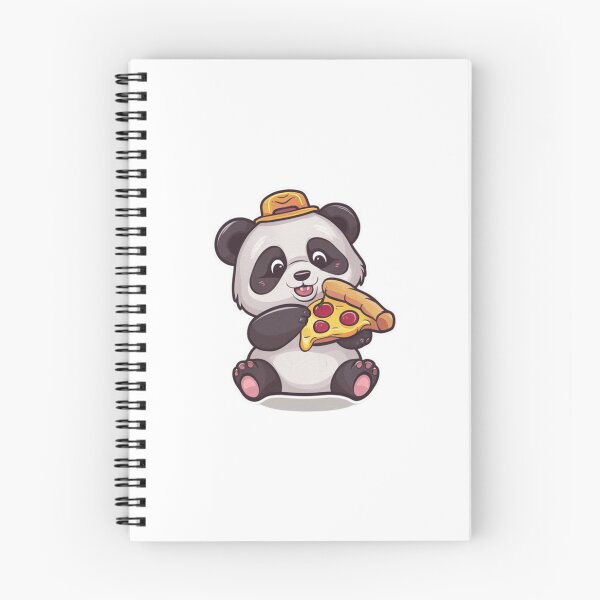 Item preview, panda eating pizza designed and sold by Eternalski.