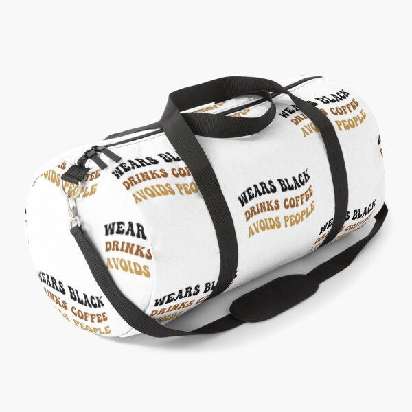 Item preview, Wears Black drinks coffee Avoids People designed and sold by belladesign7.