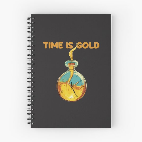 Item preview, "Time is Gold" Artistic Clock designed and sold by -DEEWOLF-.