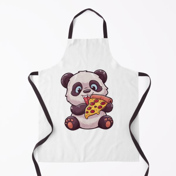 Item preview, panda eating pizza designed and sold by Eternalski.