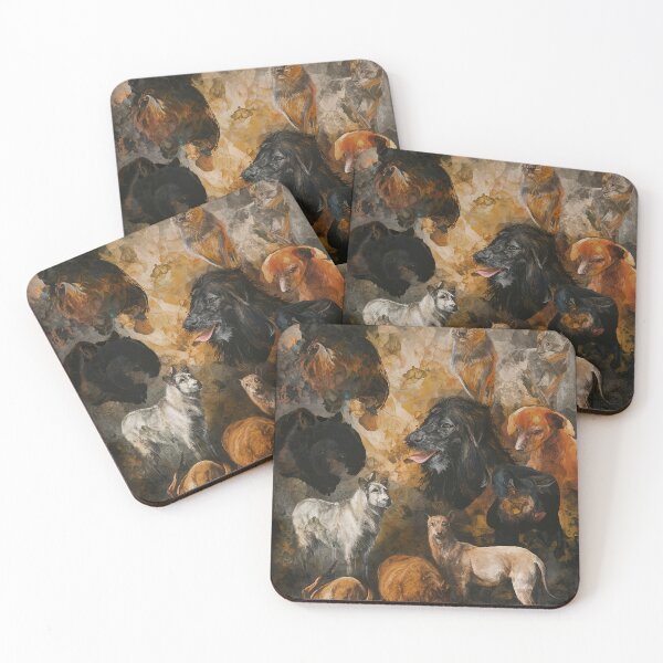 Item preview, Whirlwind of Surreal Beasts | Baroque | Rembrandt | Chiaroscuro designed and sold by RedCircleArt.