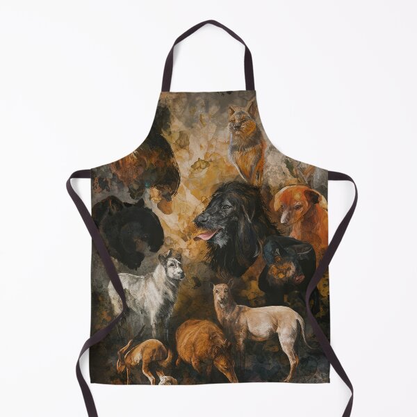 Item preview, Whirlwind of Surreal Beasts | Baroque | Rembrandt | Chiaroscuro designed and sold by RedCircleArt.