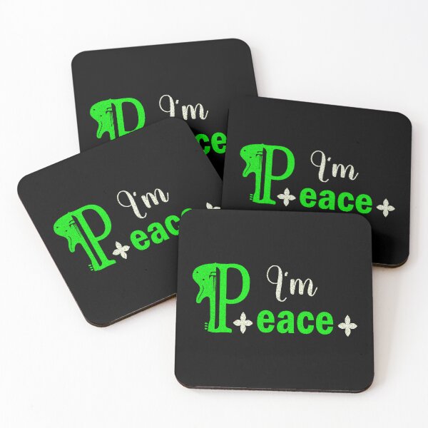 Item preview, I'm Peace With Guitar Funny Matching Couple Guitar Lovers designed and sold by Creat-Des.