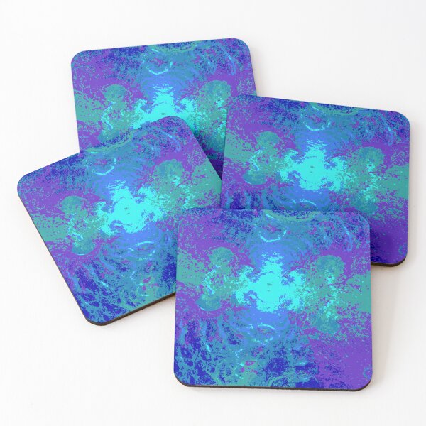 Item preview, Abstract Blue and Purple Swirl Digital Art designed and sold by yashrid.