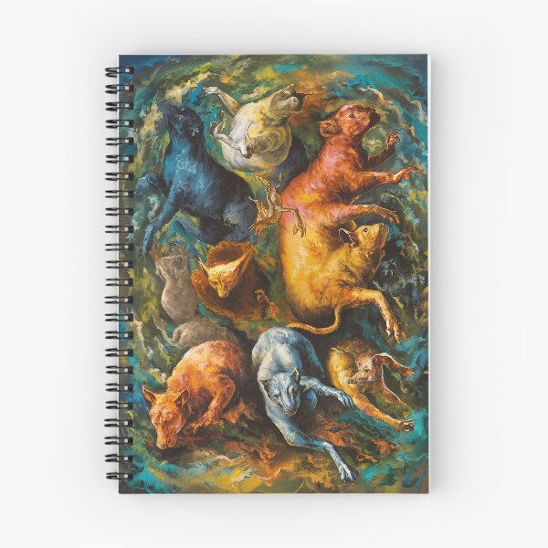 Item preview, Fantastical and Surreal Beasts | Baroque | Rembrandt | Chiaroscuro | Classical Paintings designed and sold by RedCircleArt.