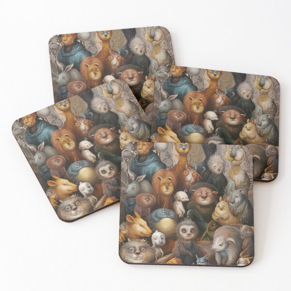 Item preview, Fantastical and  Surreal Beasts | Baroque | Rembrandt | Chiaroscuro | Classical Paintings designed and sold by RedCircleArt.