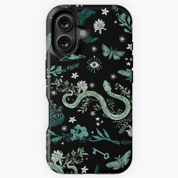 Witchy Dark Cottagecore Design iPhone Tough Case
