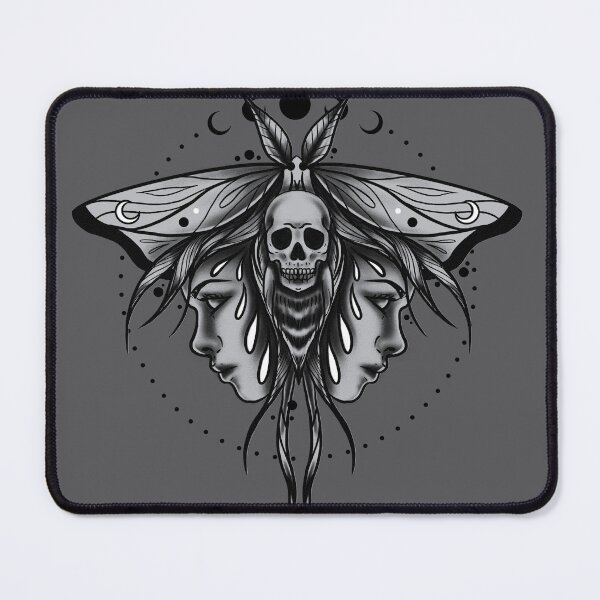 Item preview, Three Face Moth designed and sold by ArtWithImpact.