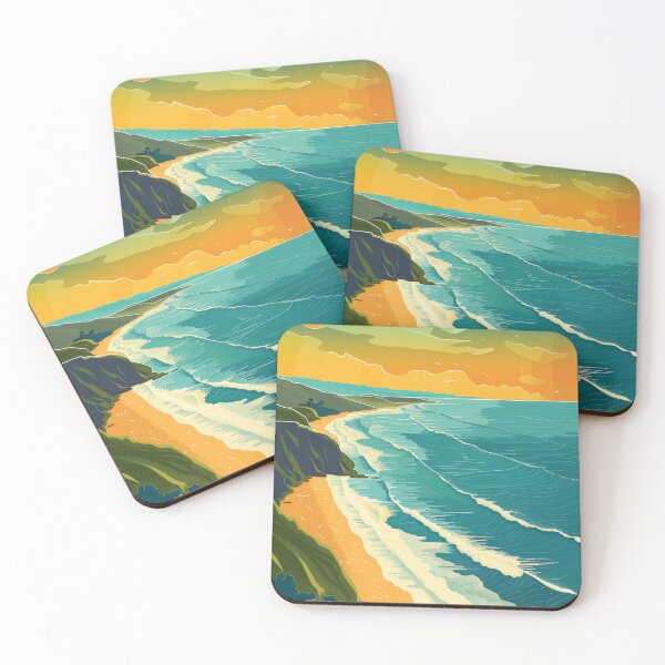 Item preview, California Golden Shore designed and sold by CaliforniaVibe.
