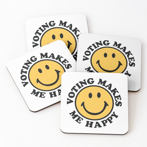 Item preview, Voting Makes me Happy designed and sold by Elma-Sujo.