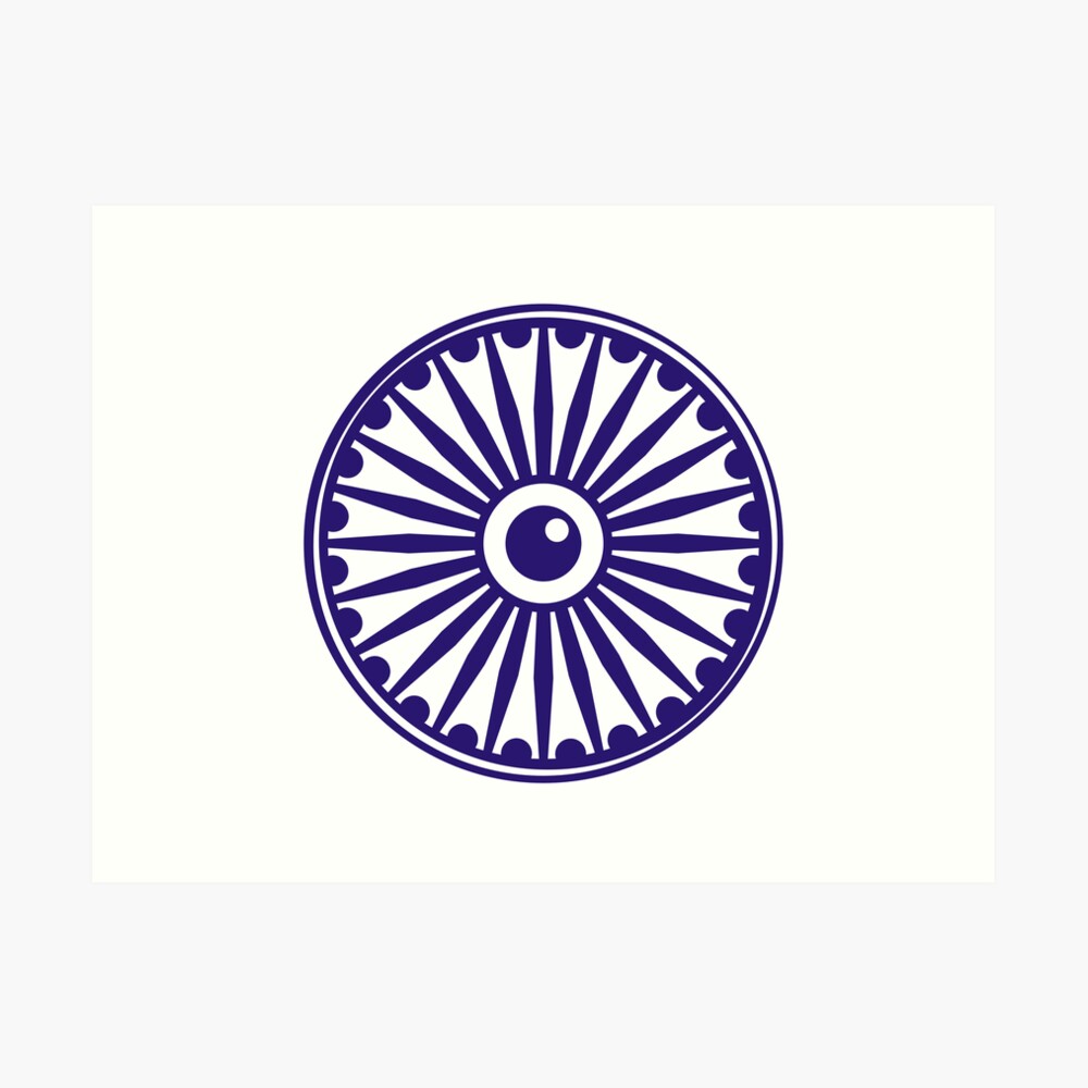 "Ashoka Chakra, India" Art Print by AravindTeki Redbubble