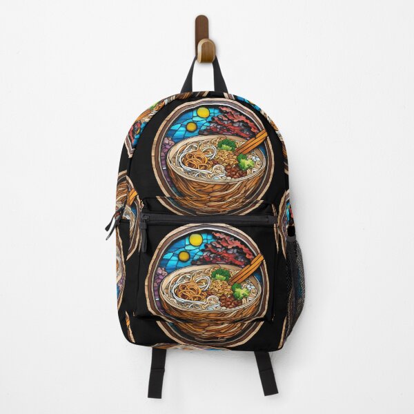 Item preview, Stained Glass Ramen Bowl 3D - Graffiti Style Pyrography designed and sold by Monika Turemka.
