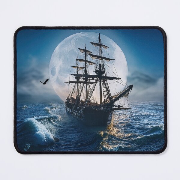 Item preview, A galleon on the high seas designed and sold by Leighton Collins.