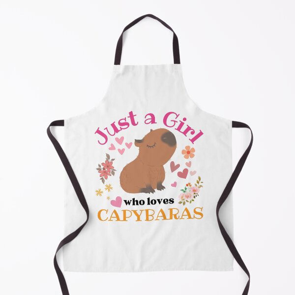 Item preview, Just a Girl Who Loves Capybaras - Capybara Lovers designed and sold by NUMAcreations.