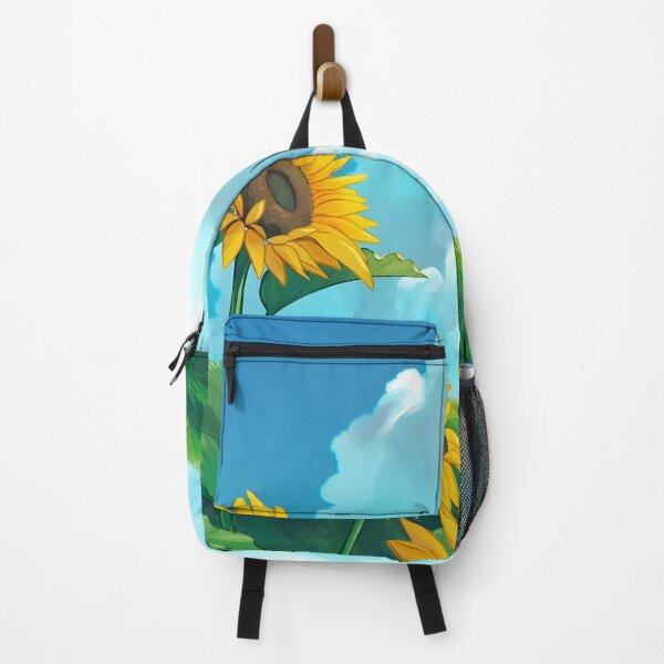 Item preview, Sunflower Anime Clouds Grass Scenery Nature designed and sold by AsiaTownStore.