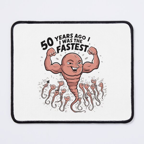Item preview, Mens 50th Birthday Gag dress 50 Years Ago I Was The Fastest Funny  designed and sold by ShopSmart213.