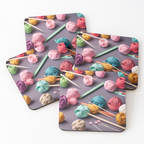 Item preview, Origami Art - Cozy Creations: Knitting Needles and Balls of Wool designed and sold by ArtfulFolds.