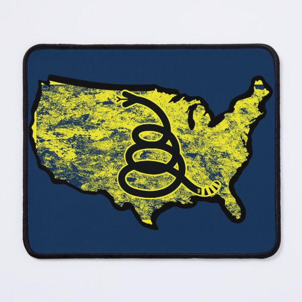 Item preview, USA - Don't Tread on Me - Modern Gadsden Snake Flag designed and sold by pelagio.