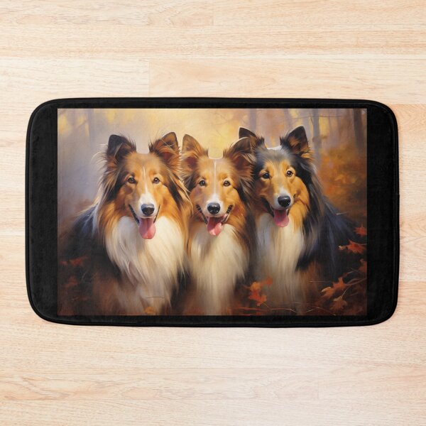 Item preview, Three Rough collie / Scottish collie designed and sold by PetsArt.