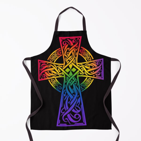 Item preview, Rainbow Celtic Cross Design designed and sold by CELTIC-DESIGNS.