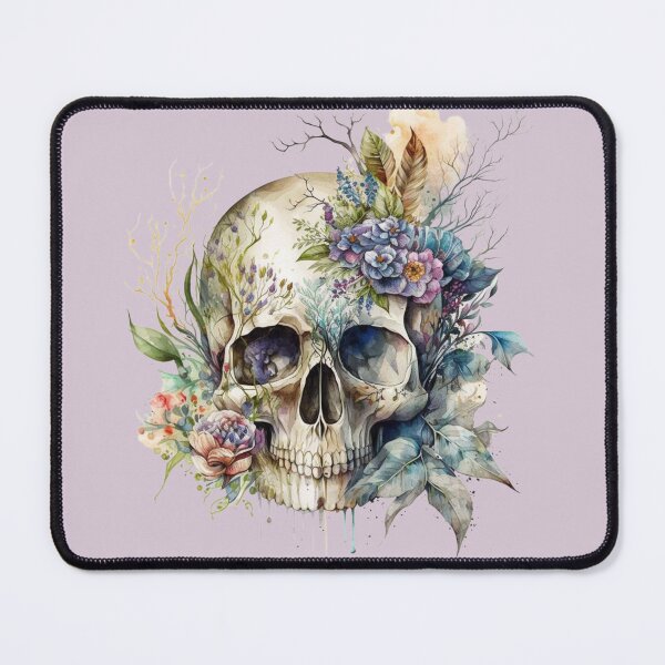 Item preview, Floral Skull designed and sold by GiraffeCreative.