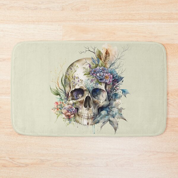 Item preview, Floral Skull designed and sold by GiraffeCreative.