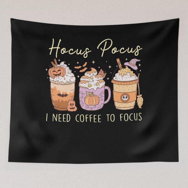 Item preview, Hocus Pocus Need Coffee To Focus Vintage Halloween designed and sold by NUMAcreations.
