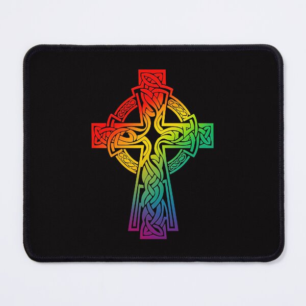 Item preview, Rainbow Celtic Cross Design 2 designed and sold by CELTIC-DESIGNS.
