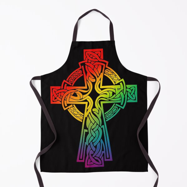 Item preview, Rainbow Celtic Cross Design 2 designed and sold by CELTIC-DESIGNS.