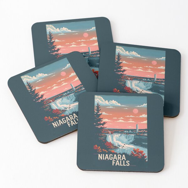 Item preview, A Vintage Travel Illustration of Niagara Falls - Canada  designed and sold by GoodOldVintage.