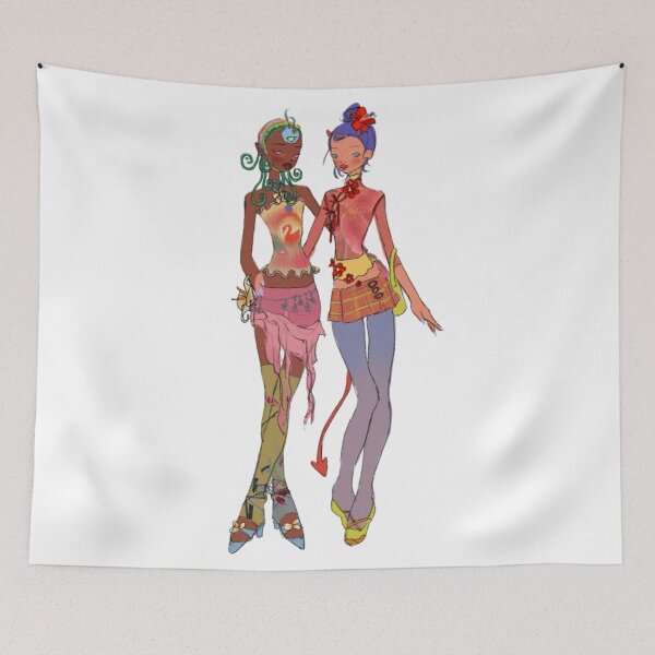 Item preview, Whimsical Fashion Duo Illustration designed and sold by Umay Eylul Keles.
