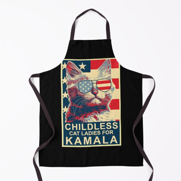 Item preview, Childless Cat Lady Kamala Shirt, Ladies for Kamala Harris President 2024  designed and sold by trendyzcom.