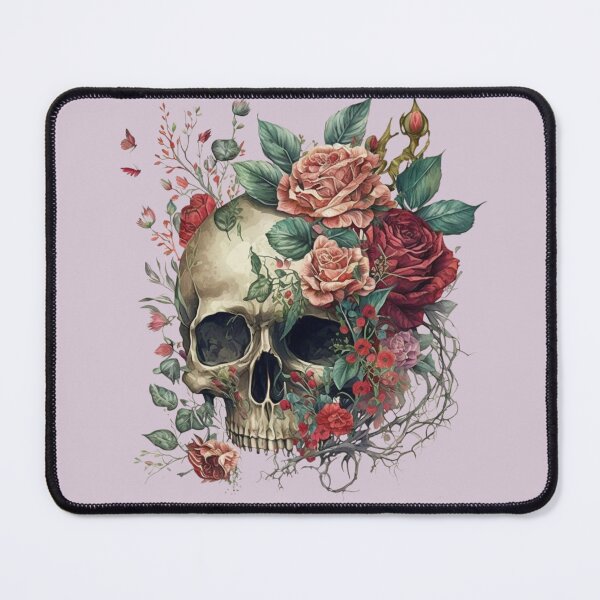 Item preview, Floral Skull designed and sold by GiraffeCreative.