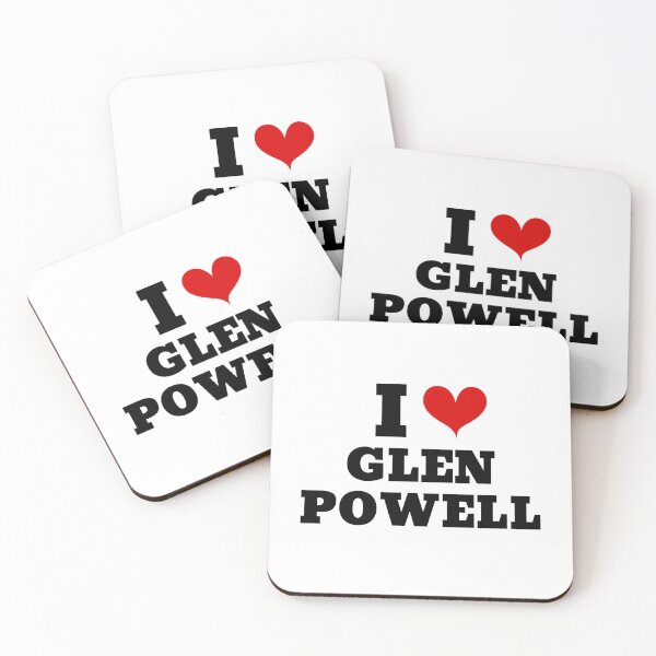 Item preview, I Love Glen Powell designed and sold by humnoo.