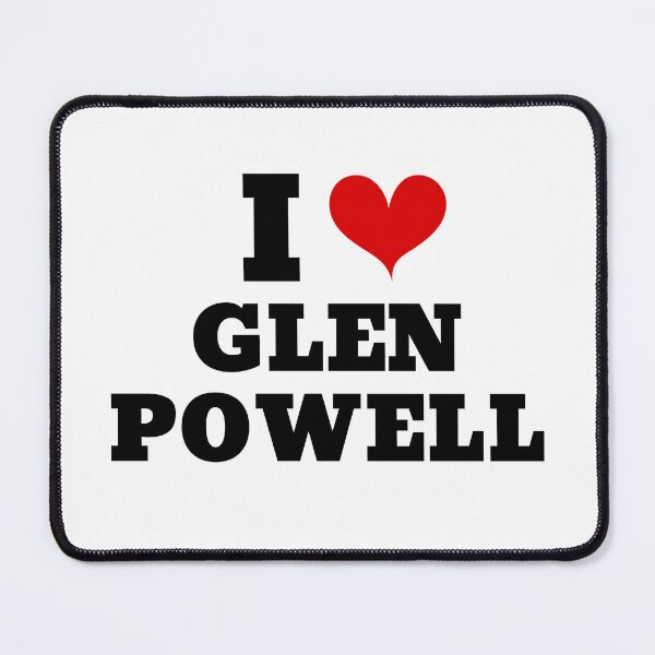 Item preview, I Love Glen Powell designed and sold by humnoo.