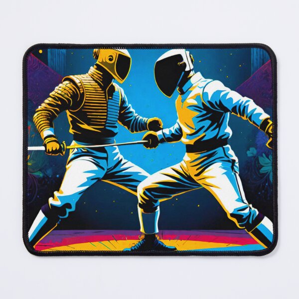 Item preview, Intense Duel: Fencing Match in Action designed and sold by GrizzlyCollective.