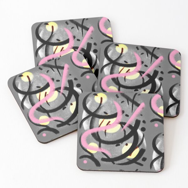 Item preview, abstraction, abstract art, four suns, dance of shapes designed and sold by noico.