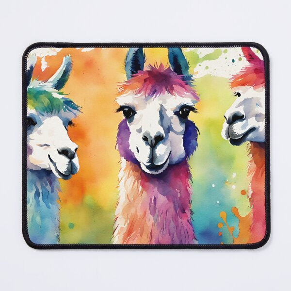 Artikelvorschau, Bunte Lamas entworfen und verkauft von littlemoostore.