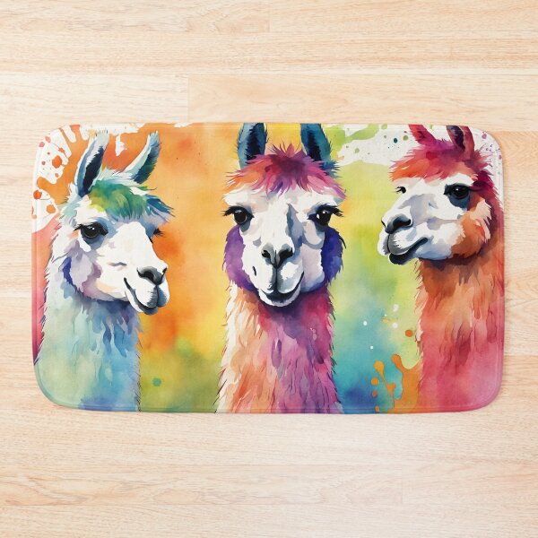 Artikelvorschau, Bunte Lamas entworfen und verkauft von littlemoostore.