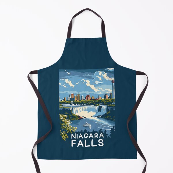 Item preview, A Vintage Travel Illustration of Niagara Falls - Canada designed and sold by GoodOldVintage.