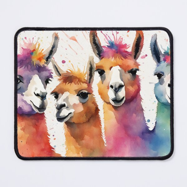 Item preview, Multicoloured Llamas designed and sold by littlemoostore.
