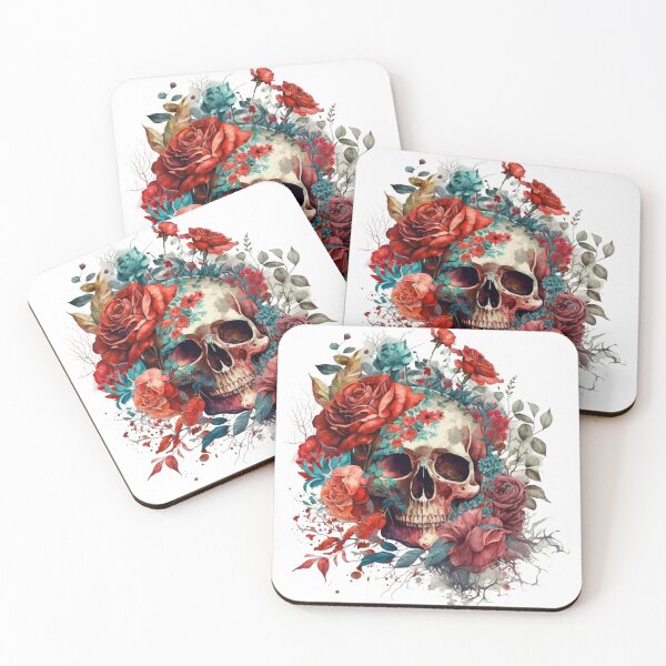 Item preview, Floral Skull designed and sold by GiraffeCreative.