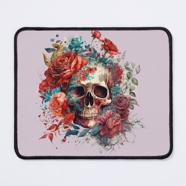 Item preview, Floral Skull designed and sold by GiraffeCreative.