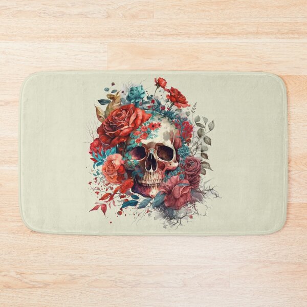 Item preview, Floral Skull designed and sold by GiraffeCreative.