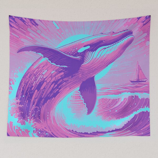Item preview, Whale Breaching: Ocean’s Majestic Giant designed and sold by GrizzlyCollective.